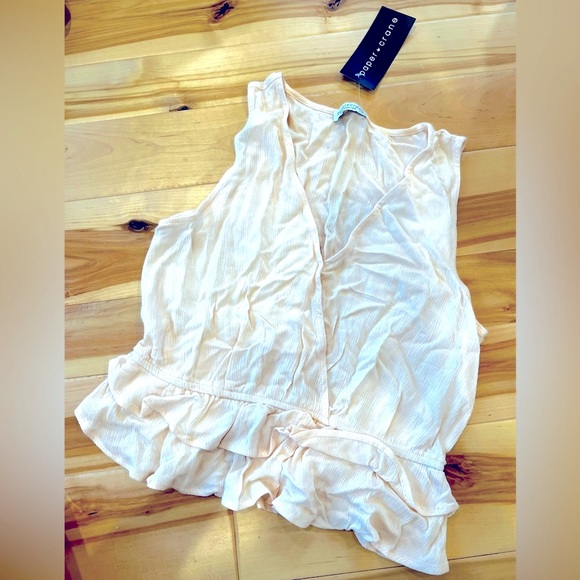 Paper Crane Tops - NWT paper and crane top